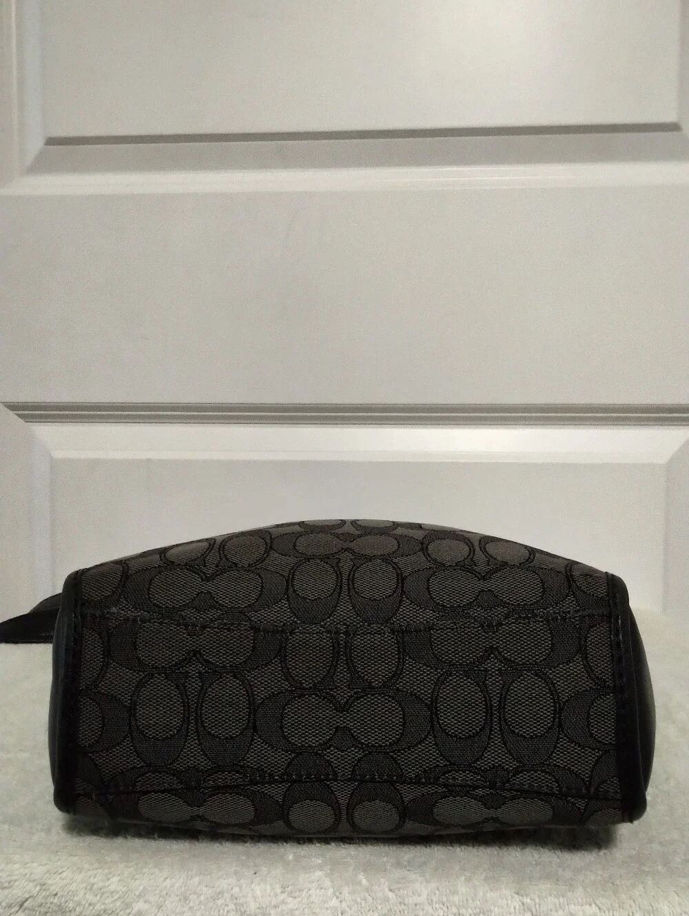Authenric Coach Signature Canvas & Leather Dufflette Crossbody Bag - 25697